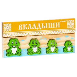 Доска-Вкладыш Лягушка Больше-Меньше								