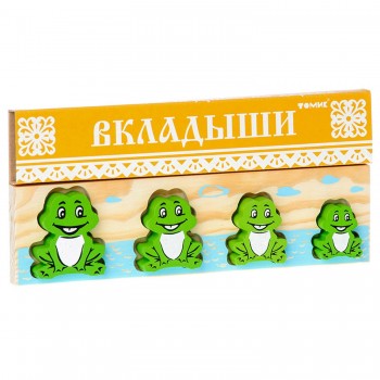 Доска-Вкладыш Лягушка Больше-Меньше								