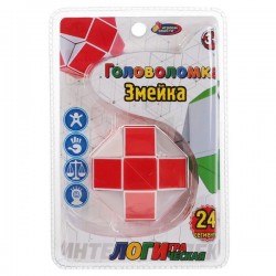 Логическая игра змейка на блистере (русс. уп.) 20*14*6см 									