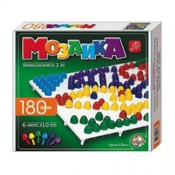 Мозаика 180шт/2поля/6цветов	Десятое королевство																											
