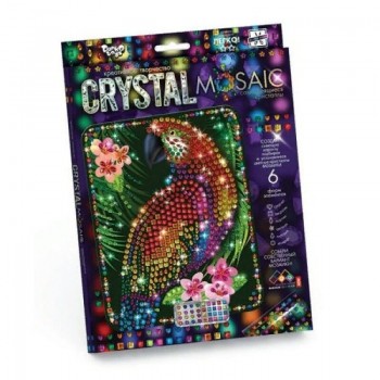 Набор креативного тв-ва Crystal Mosaic Попугай
