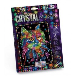 Набор креативного тв-ва Crystal Mosaic Кот