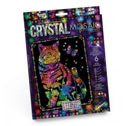 Набор креативного тв-ва Crystal Mosaic Кот с бабочкой