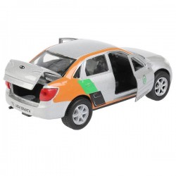 Машина металл LADA granta КАРШЕРИНГ, 12 см., двери, баг., инерц., кор. Технопарк в кор.2*24шт