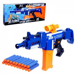 Автоматический бластер CRASH GUN, стреляет мягкими пульками											