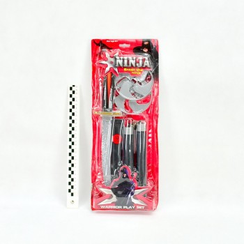 Набор Ninja (нунчаки+сабля+звездочки/№1109)