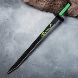 Сувенирное деревянное оружие "Катана дракон", 65 см											
