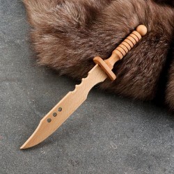 Сувенирное деревянное оружие "Нож самурая", 31 х 4,5 см											